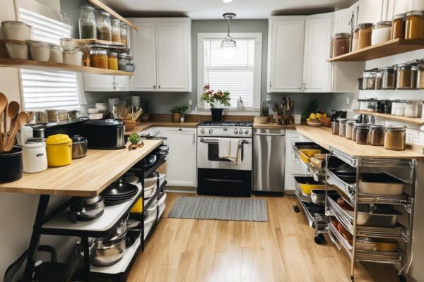 como organizar una cocina pequeña