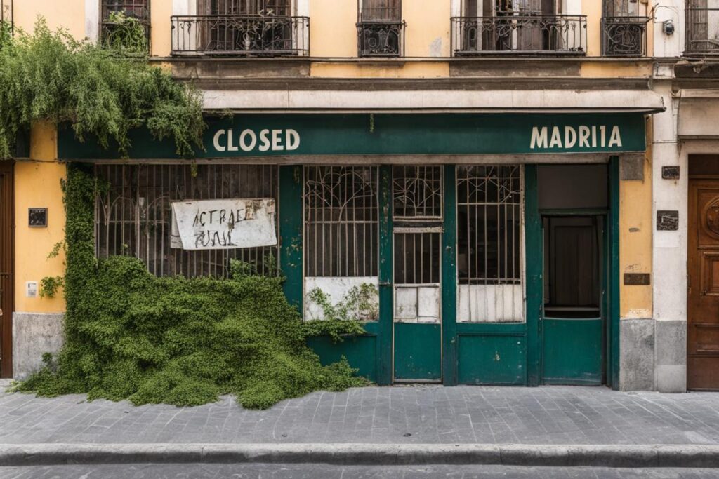 restaurantes cerrados en Madrid