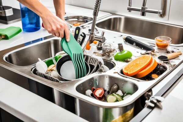 como limpiar desague cocina