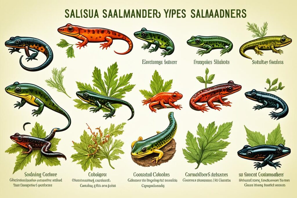 tipos de salamandras en gastronomía